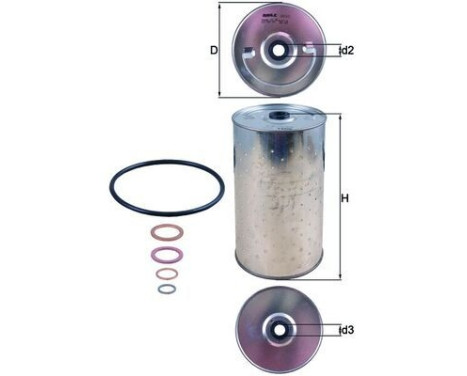 Oil Filter OX 30D Mahle, Image 2