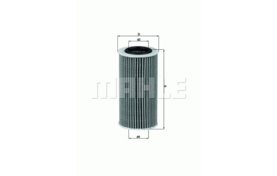 Oil Filter OX 370D1 Mahle, Image 2