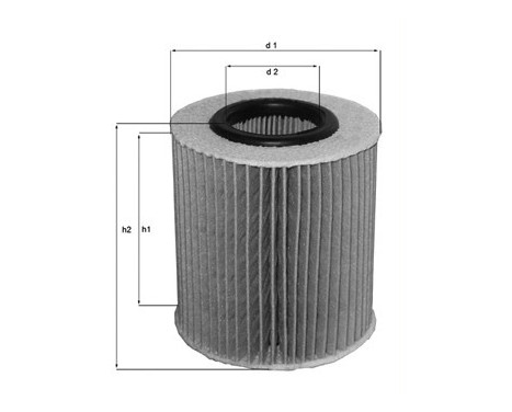 Oil Filter OX 413D2 Mahle, Image 2