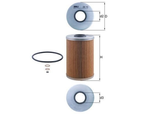 Oil Filter OX 41D Mahle, Image 5