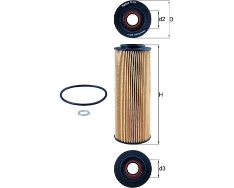 Oil Filter OX 775D Mahle