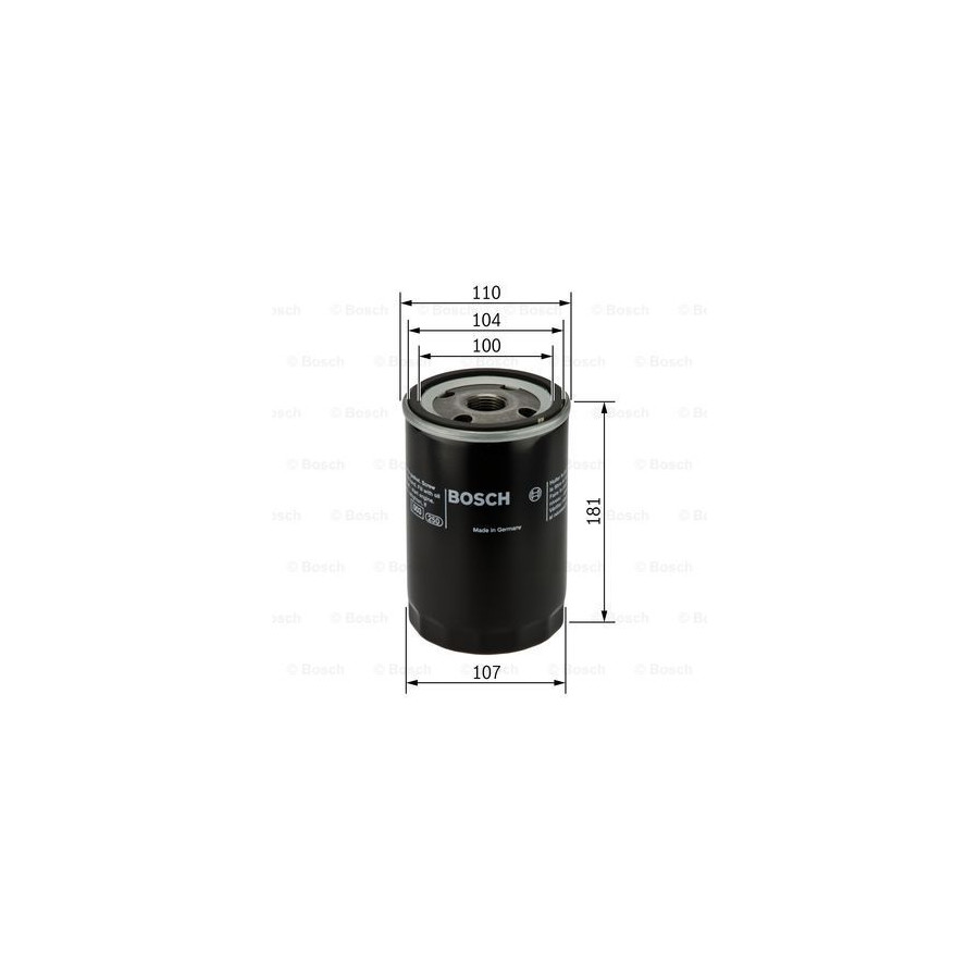 Oil Filter P0004 Bosch Winparts.co.uk Oil filters
