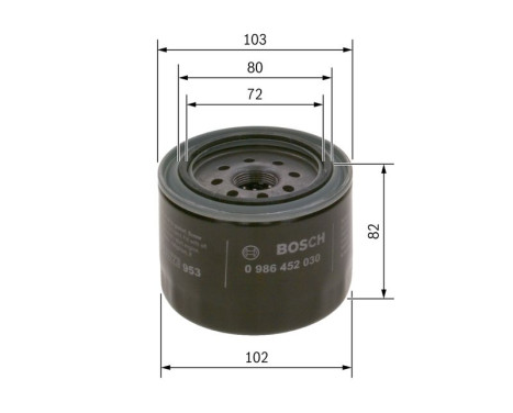 Oil Filter P2030 Bosch, Image 6