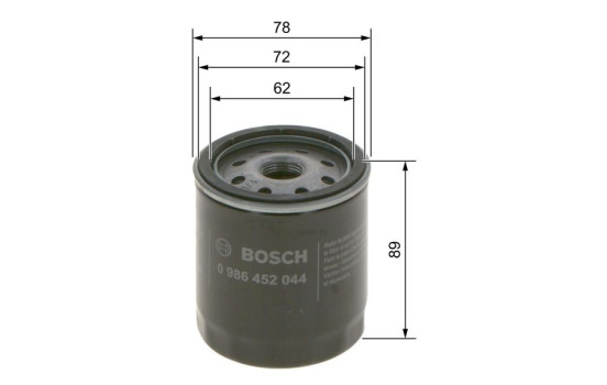Oil Filter P2044 Bosch, Image 2
