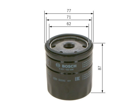 Oil Filter P2056 Bosch, Image 7