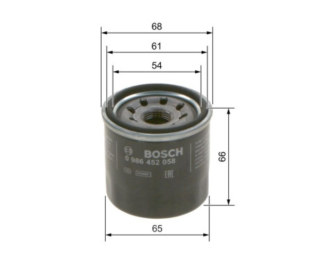 Oil Filter P2058 Bosch, Image 8