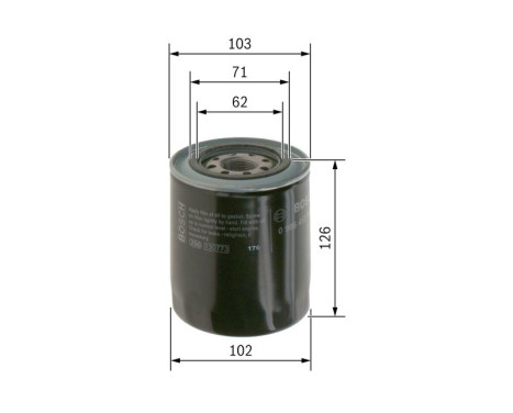 Oil Filter P2066 Bosch, Image 5