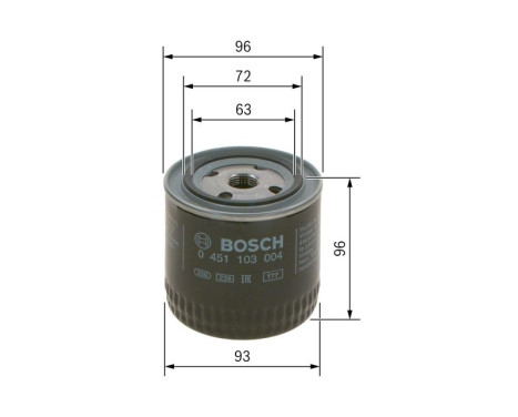 Oil Filter P3004 Bosch, Image 5