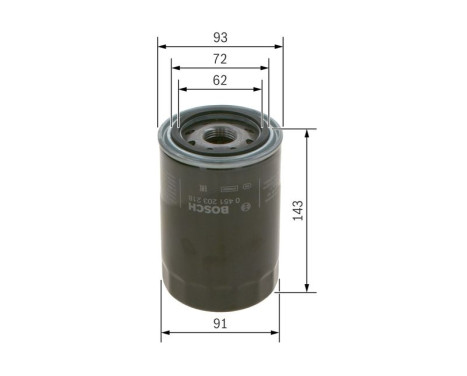 Oil Filter P3218 Bosch, Image 6