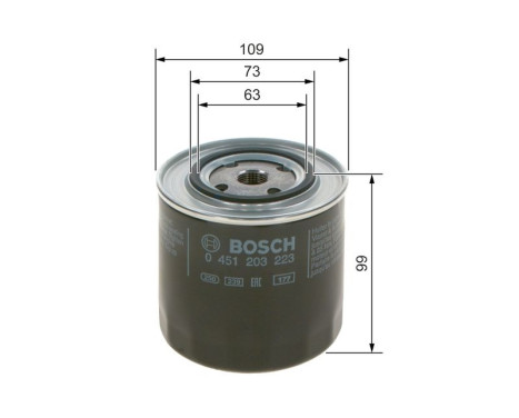 Oil Filter P3223 Bosch, Image 7