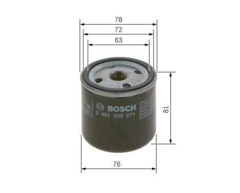 Oil Filter P3271 Bosch, Image 7