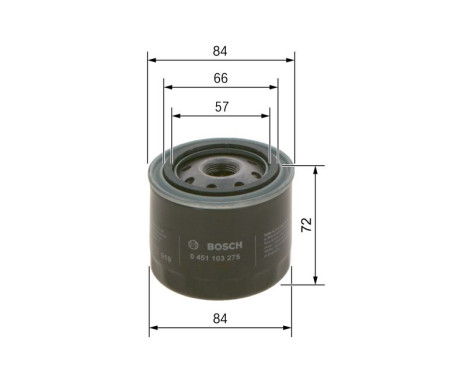 Oil Filter P3275 Bosch, Image 6