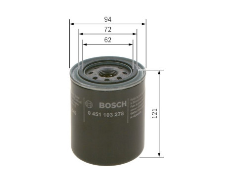 Oil Filter P3278 Bosch, Image 6