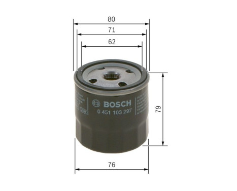 Oil Filter P3297 Bosch, Image 6