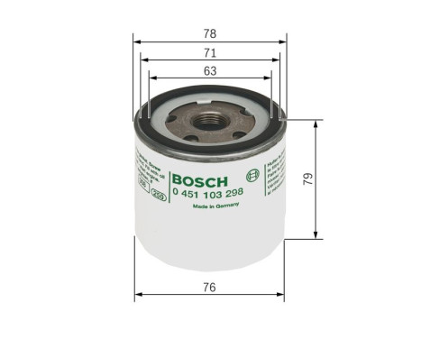 Oil Filter P3298 Bosch, Image 7