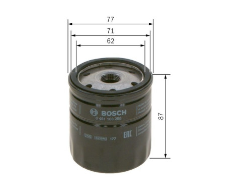 Oil Filter P3298 Bosch, Image 7