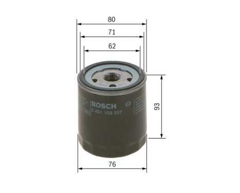 Oil Filter P3337 Bosch, Image 6