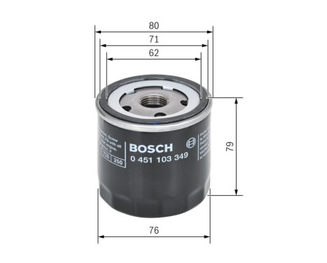 Oil Filter P3349 Bosch, Image 5