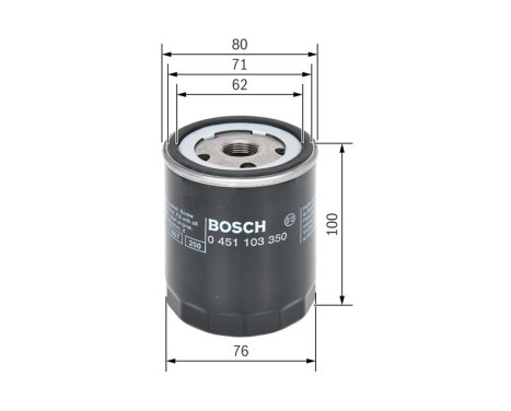 Oil Filter P3350 Bosch, Image 6
