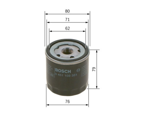 Oil Filter P3351 Bosch, Image 6