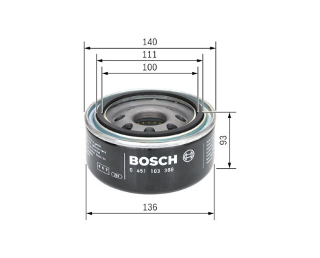 Oil Filter P3368 Bosch, Image 5