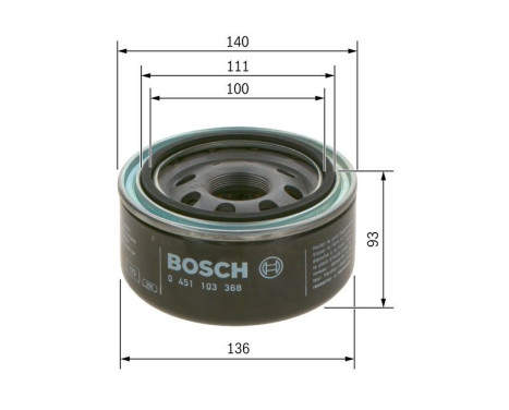 Oil Filter P3368 Bosch, Image 5