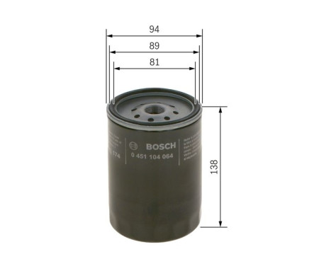 Oil Filter P4064 Bosch, Image 7