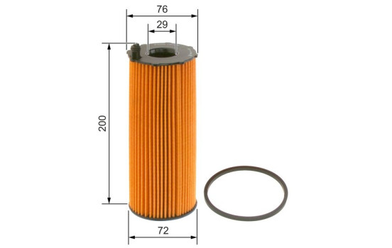 Oil Filter P7002/1 Bosch, Image 5