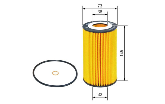 Oil Filter P7007 Bosch, Image 2