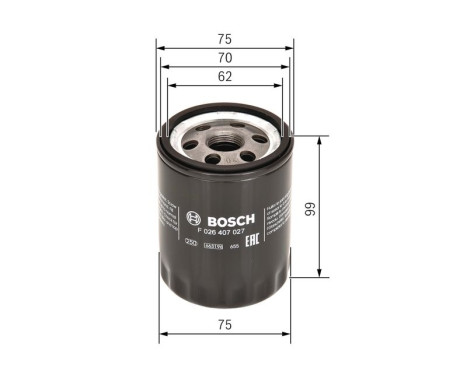 Oil Filter P7027 Bosch, Image 6