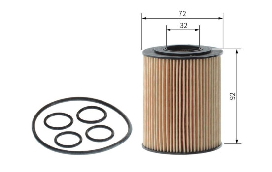 Oil Filter P7073 Bosch, Image 6