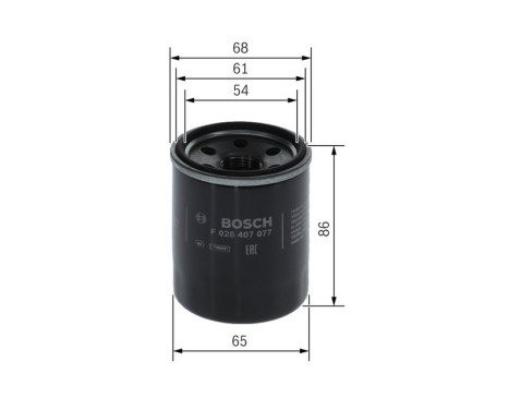 Oil Filter P7077 Bosch, Image 8