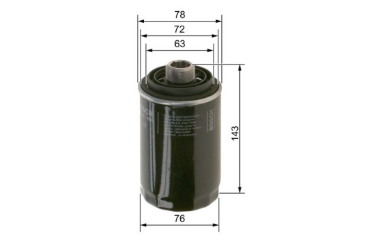 Oil Filter P7080 Bosch, Image 5