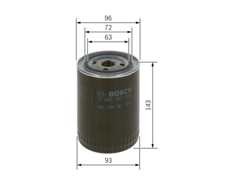 Oil Filter P7083 Bosch, Image 6