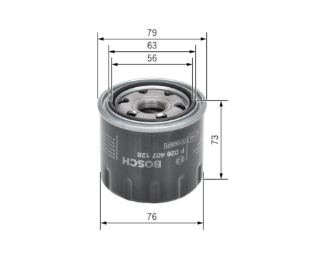 Oil Filter P7128 Bosch, Image 6