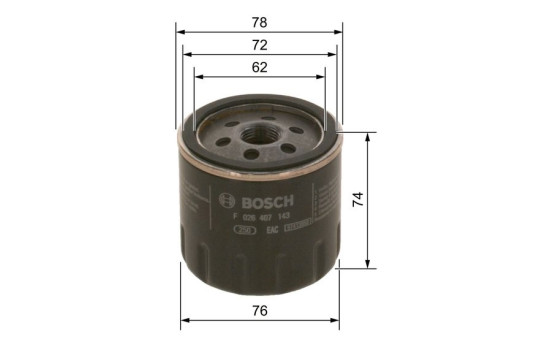 Oil Filter P7143 Bosch