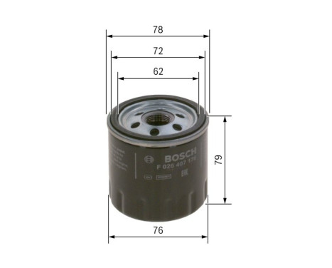 Oil Filter P7176 Bosch, Image 6