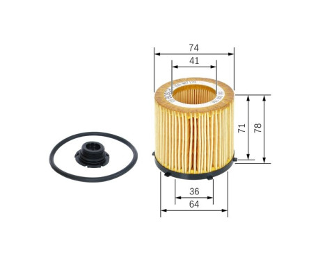 Oil Filter P7178 Bosch, Image 5