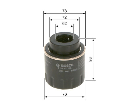 Oil Filter P7183 Bosch, Image 6