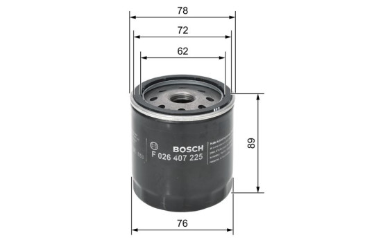 Oil Filter P7225 Bosch, Image 3