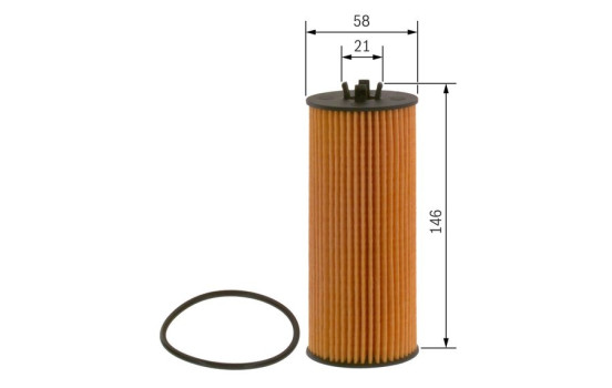 Oil Filter P7237 Bosch, Image 3