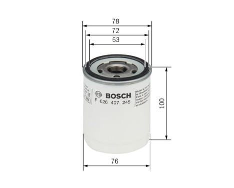 Oil Filter P7245 Bosch, Image 5