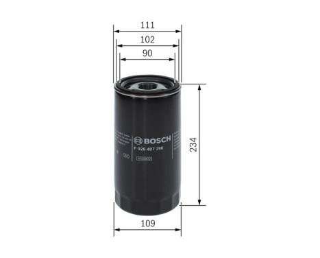 oil filter P7296 Bosch, Image 5