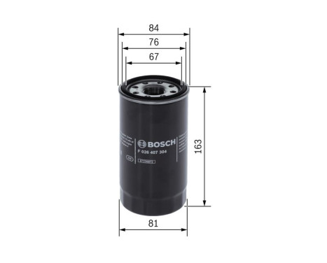 oil filter P7304 Bosch, Image 5