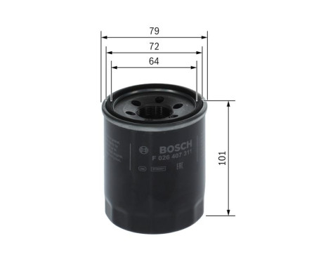 oil filter P7311 Bosch, Image 5