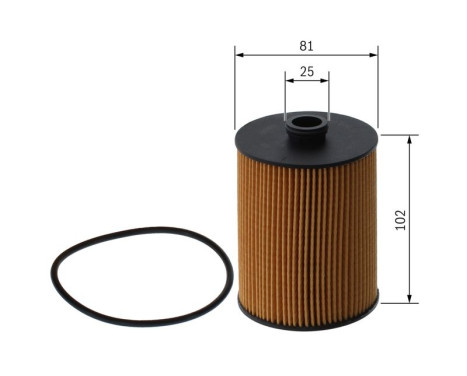 oil filter P7320 Bosch, Image 5