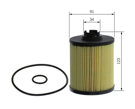 oil filter P7323 Bosch, Image 5