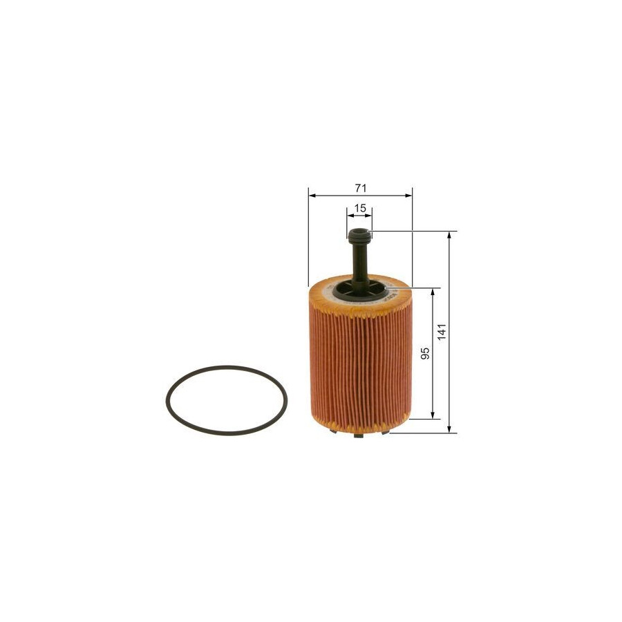 Oil Filter P9192 Bosch   - Oil filters