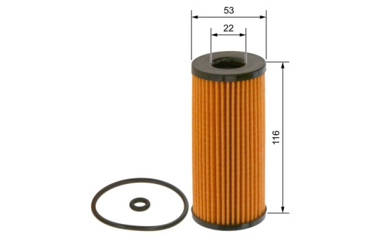 Oil Filter P9272 Bosch, Image 2