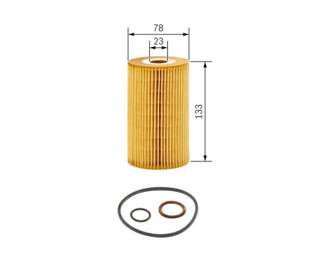 Oil Filter P9276 Bosch, Image 5